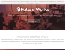 Tablet Screenshot of futureworks.es